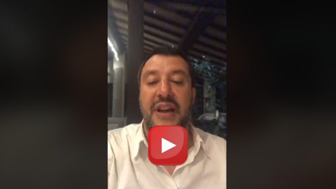 Matteo Salvini anche sul decreto legge sicurezza bis, video del Ministro dell'Interno