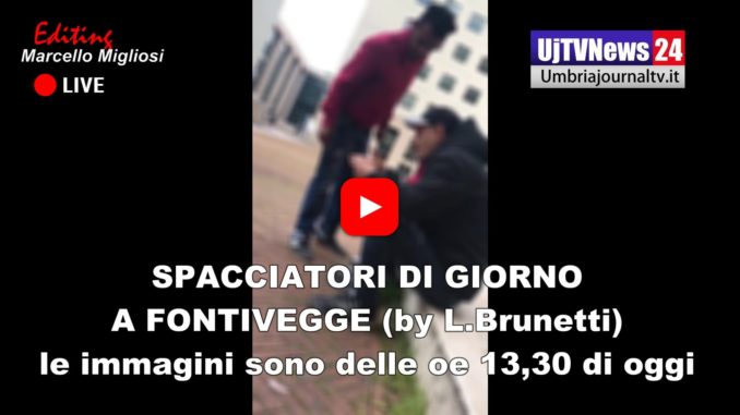 Spacciatori di giorno a Fontivegge video girato da Lorenzo Brunetti