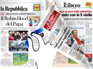 Rassegna stampa video prime di copertina sfolgiabili del13 maggio 2019 scaricabili