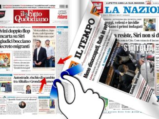 La rassegna stampa sfogliabile di sabato 4 aprile 2019