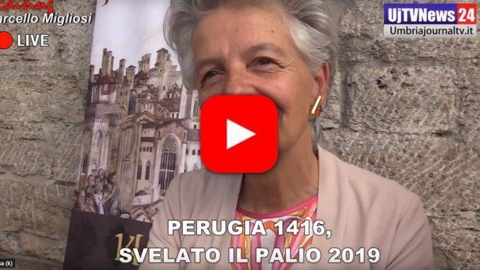 Perugia 1416, svelato il Palio 2019, intervista a Maria Teresa Severini