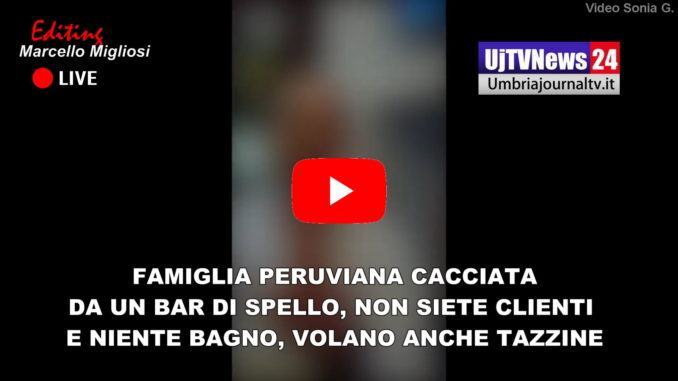 Il bagno è per i clienti, famiglia peruviana cacciata da bar di Spello