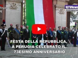 2 giugno, celebrata a Perugia la Festa della Repubblica