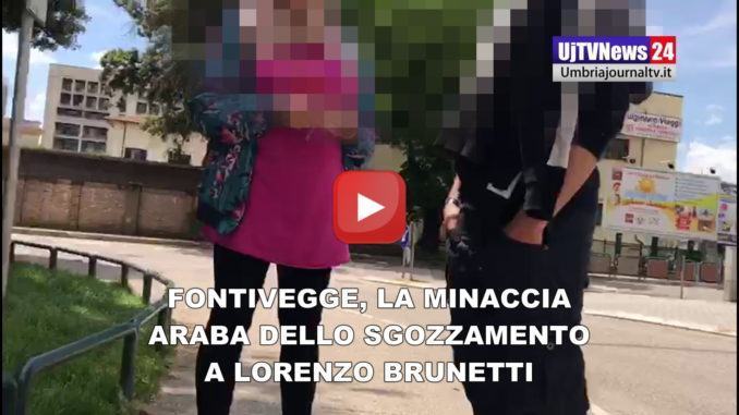 Fontivegge, la minaccia araba dello sgozzamento a Lorenzo Brunetti
