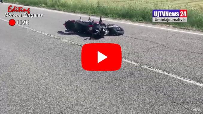 Incidente con la moto a Capanne, muore una donna di 45 anni