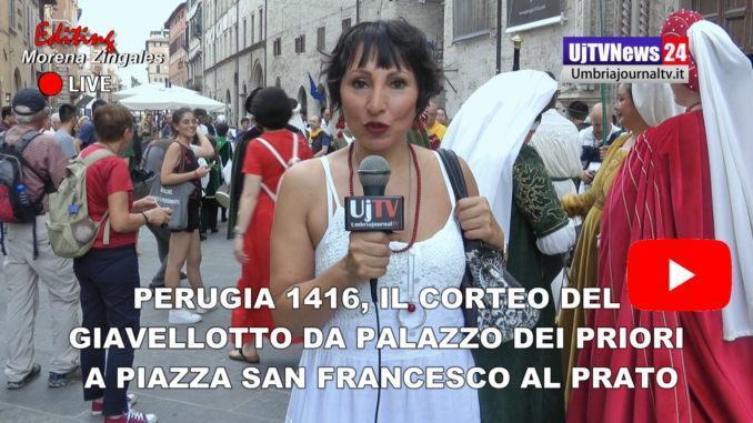 Perugia 1416, Corteo del Giavellotto verso piazza san Francesco al Prato