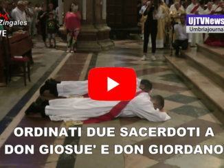 Giosuè Busti e Giordano Commodi ordinati sacerdoti dal cardinale Bassetti