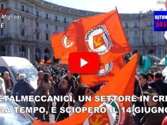 Lavoratori metalmeccanici, settore in crisi da tempo, è sciopero il 14 giugno