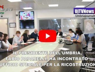 Ufficio speciale ricostruzione, video dell'incontro in prociv a Foligno
