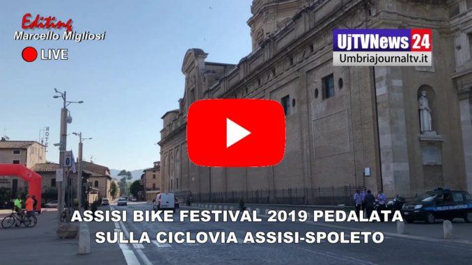 Assisi Bike Festival pedalata sulla Ciclovia Assisi-Spoleto - Video
