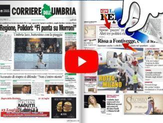 Rassegna stampa dell’Umbria, sabato 13 luglio 2019 UjTV News24 LIVE
