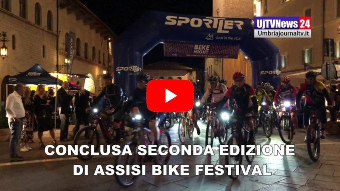 Conclusa seconda edizione di Assisi Bike Festival, in 120 alla Bike Night