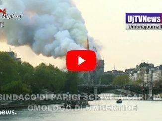 Sindaco di Parigi scrive a Carizia di Umbertide, dopo Notre Dame