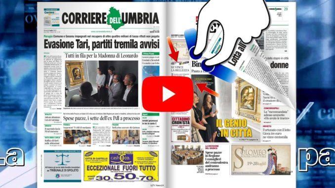 Rassegna stampa di Umbria journal TV video e sfogliabile 4 luglio 2019