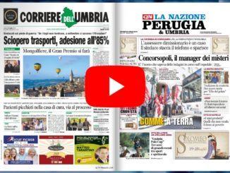 Rassegna stampa dell’Umbria giovedì 25 luglio 2019 UjTV News24 LIVE