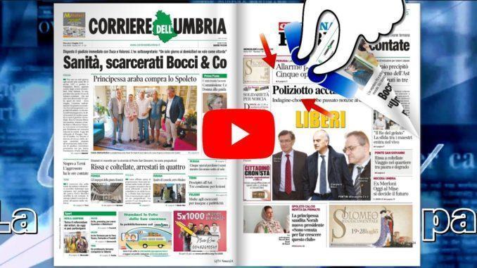 Rassegna stampa del mattino Umbria Journal TV 3 giungo 2019
