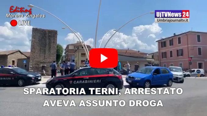 Sparatoria a Terni, lo straniero arrestato aveva assunto droga