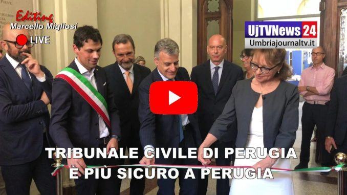 Impianto di sicurezza Tribunale civile Perugia Cardella, ritardo ma siamo sulla strada giusta