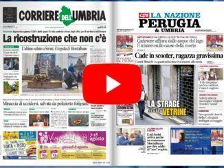 Rassegna stampa dell’Umbria giovedì 8 agosto 2019 UjTV News24 LIVE