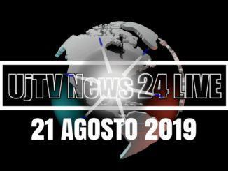 TG edizione della sera 21 agosto 2019 telegiornale dell’Umbria UjTV News24 LIVE