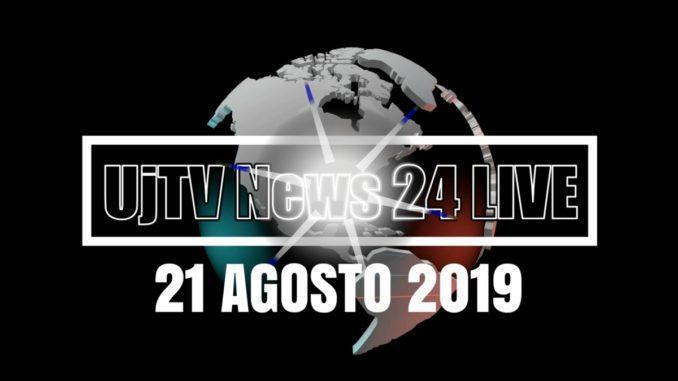 TG edizione della sera 21 agosto 2019 telegiornale dell’Umbria UjTV News24 LIVE