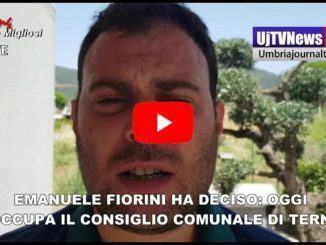Rimpasto di Giunta a Terni, Emanuele Fiorini occupa sala dei Consiglio |Video