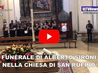 A San Rufino ad Assisi, l’ultimo saluto ad Alberto Sironi