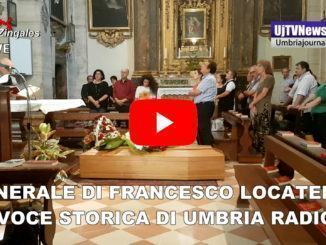 Celebrati i funerali di Francesco Locatelli, una voce storica di Umbria Radio