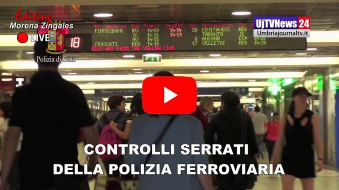 Controlli a ritmi serrati della polizia di stato nelle stazioni ferroviarie