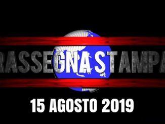 Rassegna stampa dell’Umbria giovedì 15 agosto 2019 UjTV News24 LIVE