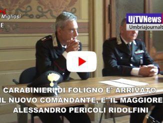 Alessandro Pericoli Ridolfini classe 1973 è il nuovo comandate dei Carabinieri di Foligno