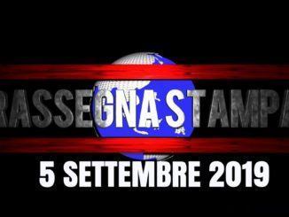 Rassegna stampa dell’Umbria 5 settembre 2019 UjTV News24 LIVE