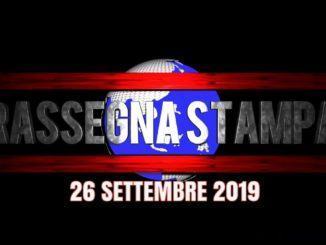 Rassegna stampa dell’Umbria 26 settembre 2019 UjTV News24 LIVE