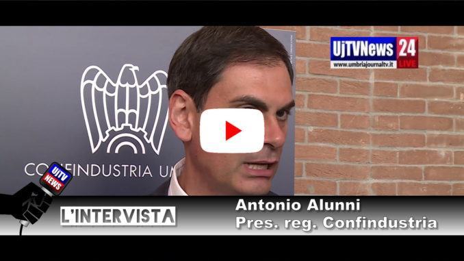 Antonio Alunni, riconfermato presidente di Confindustria Umbria, intervista