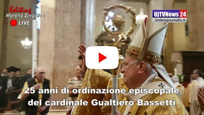 Festa per i 25 anni di ordinazione episcopale del cardinale Gualtiero Bassetti