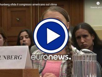 Greta Thunberg sfida il congresso americano sul clima