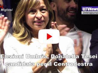 Elezioni regionali, Salvini ufficializza la candidatura di Tesei