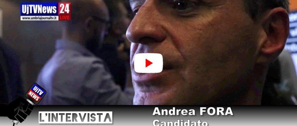 Intervista ad Andrea Fora giorno presentazione lista Bianconi Presidente