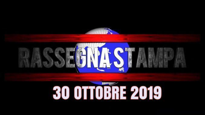 Rassegna stampa dell’Umbria 30 ottobre 2019 UjTV News24 LIVE