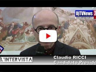 L'intervista con Claudio Ricci candidato a presidente alla Regione