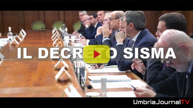 Decreto Legge sisma, approvato in Consiglio Ministri, video Palazzo Chigi