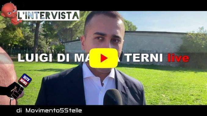 Elezioni Umbria, Di Maio fa visita al mercato settimanale di Terni