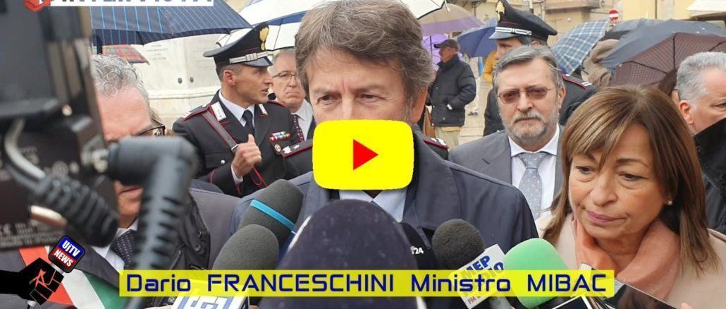 Terremoto, Franceschini a Norcia accelerare e recuperare ritardi