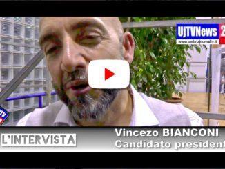 Vincenzo Bianconi intervista subito dopo incontro con Nicola Zingaretti