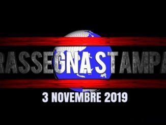 La rassegna stampa nazionale e umbra del 3 novembre 2019, prime pagine