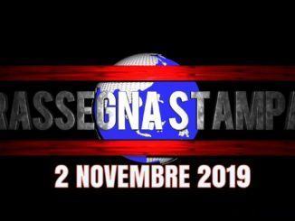 Rassegna stampa 2 novembre 2019 UjTV News24 LIVE, l'edicola di oggi
