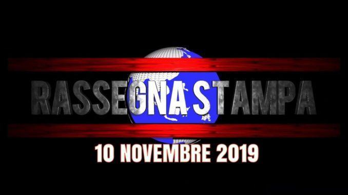 Prime di copertina la rassegna stampa del 10 novembre 2019