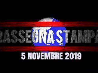 La rassegna stampa nazionale e umbra del 5 novembre 2019, prime pagine