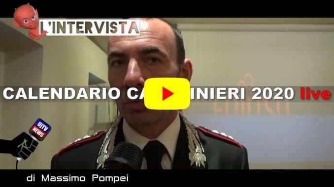 Il calendario 2020 dell’Arma dei Carabinieri, intervista al colonnello Fabi