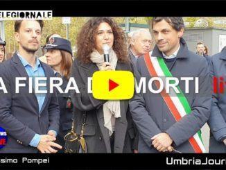 Fiera dei morti Perugia, il taglio del nastro a Pian di Massiano